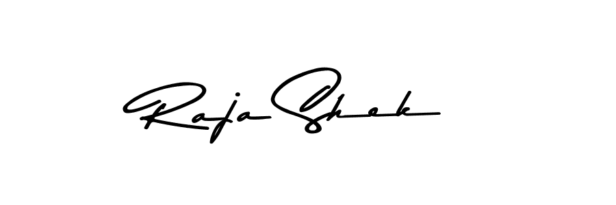Use a signature maker to create a handwritten signature online. With this signature software, you can design (Asem Kandis PERSONAL USE) your own signature for name Raja Shek. Raja Shek signature style 9 images and pictures png