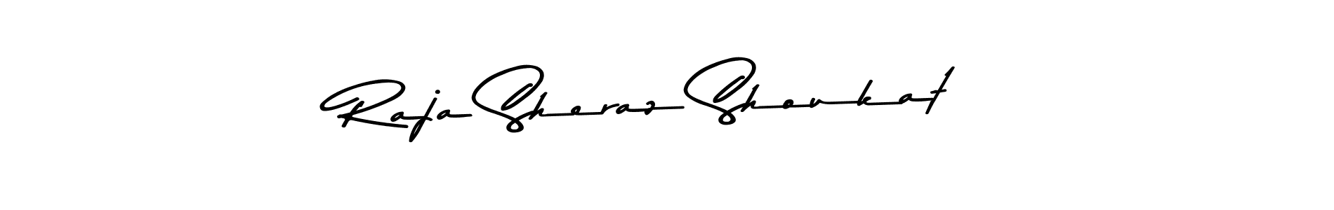 Use a signature maker to create a handwritten signature online. With this signature software, you can design (Asem Kandis PERSONAL USE) your own signature for name Raja Sheraz Shoukat. Raja Sheraz Shoukat signature style 9 images and pictures png