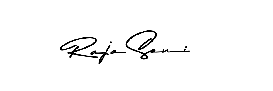 Use a signature maker to create a handwritten signature online. With this signature software, you can design (Asem Kandis PERSONAL USE) your own signature for name Raja Soni. Raja Soni signature style 9 images and pictures png
