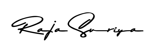 This is the best signature style for the Raja Suriya name. Also you like these signature font (Asem Kandis PERSONAL USE). Mix name signature. Raja Suriya signature style 9 images and pictures png