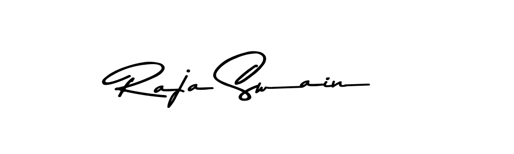 Use a signature maker to create a handwritten signature online. With this signature software, you can design (Asem Kandis PERSONAL USE) your own signature for name Raja Swain. Raja Swain signature style 9 images and pictures png