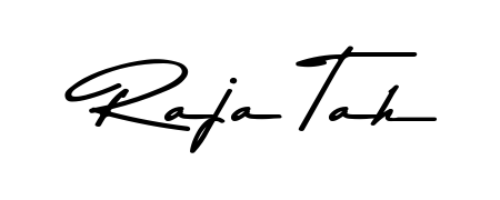 How to Draw Raja Tah signature style? Asem Kandis PERSONAL USE is a latest design signature styles for name Raja Tah. Raja Tah signature style 9 images and pictures png