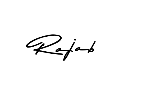 if you are searching for the best signature style for your name Rajab. so please give up your signature search. here we have designed multiple signature styles  using Asem Kandis PERSONAL USE. Rajab signature style 9 images and pictures png