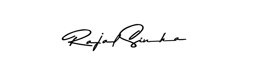 The best way (Asem Kandis PERSONAL USE) to make a short signature is to pick only two or three words in your name. The name Rajal Sinha include a total of six letters. For converting this name. Rajal Sinha signature style 9 images and pictures png
