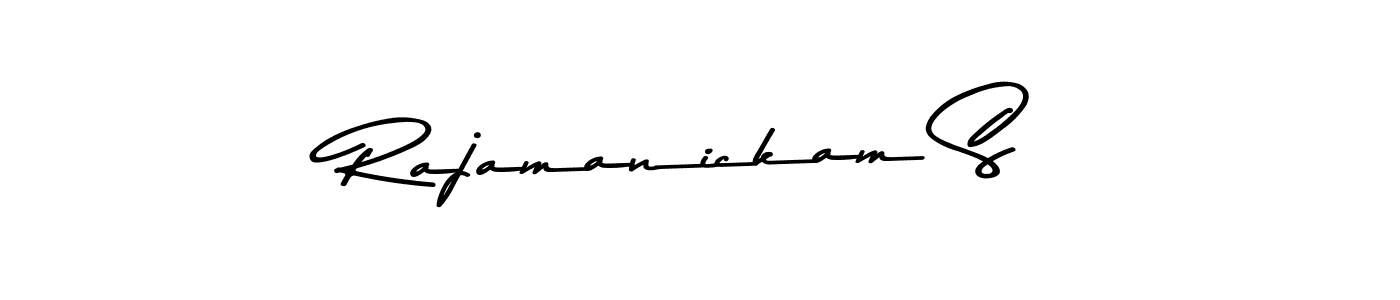 Here are the top 10 professional signature styles for the name Rajamanickam S. These are the best autograph styles you can use for your name. Rajamanickam S signature style 9 images and pictures png