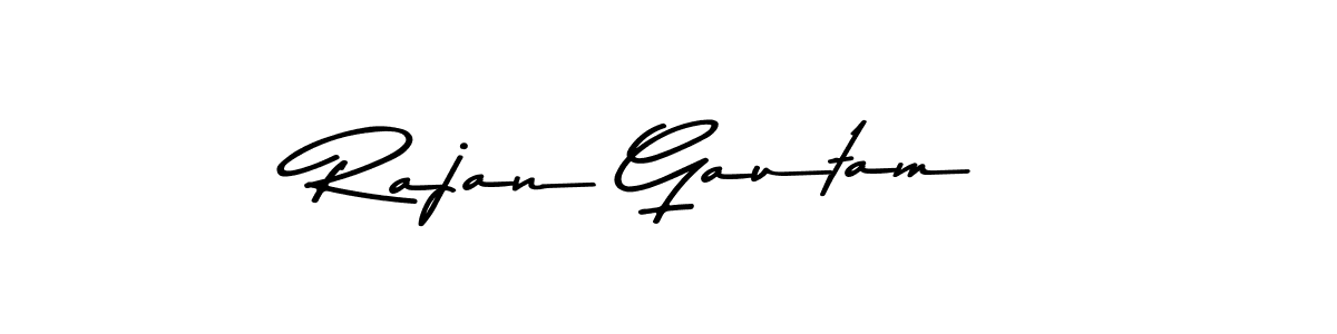Make a beautiful signature design for name Rajan Gautam. Use this online signature maker to create a handwritten signature for free. Rajan Gautam signature style 9 images and pictures png