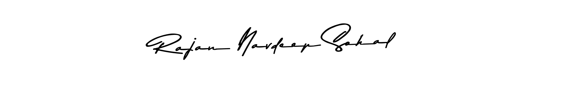 Make a beautiful signature design for name Rajan Navdeep Sohal. Use this online signature maker to create a handwritten signature for free. Rajan Navdeep Sohal signature style 9 images and pictures png