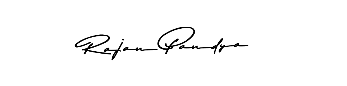 Rajan Pandya stylish signature style. Best Handwritten Sign (Asem Kandis PERSONAL USE) for my name. Handwritten Signature Collection Ideas for my name Rajan Pandya. Rajan Pandya signature style 9 images and pictures png