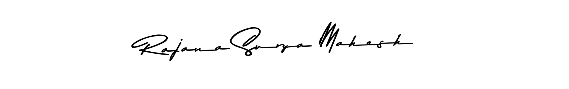 Here are the top 10 professional signature styles for the name Rajana Surya Mahesh. These are the best autograph styles you can use for your name. Rajana Surya Mahesh signature style 9 images and pictures png