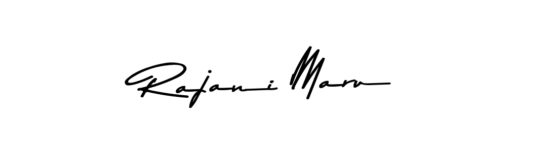 Also You can easily find your signature by using the search form. We will create Rajani Maru name handwritten signature images for you free of cost using Asem Kandis PERSONAL USE sign style. Rajani Maru signature style 9 images and pictures png