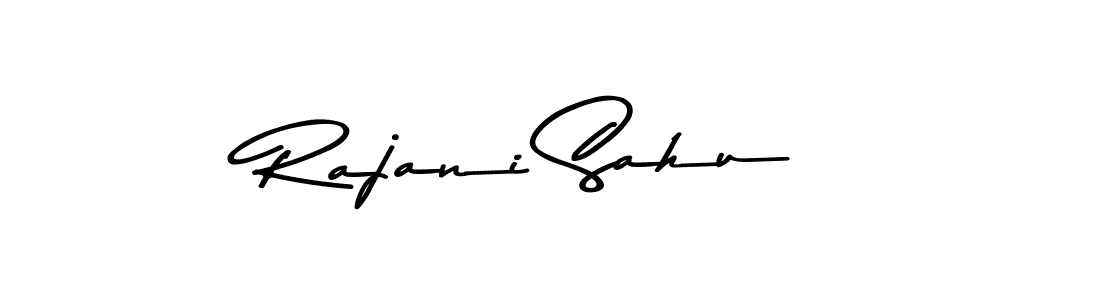 Make a beautiful signature design for name Rajani Sahu. With this signature (Asem Kandis PERSONAL USE) style, you can create a handwritten signature for free. Rajani Sahu signature style 9 images and pictures png