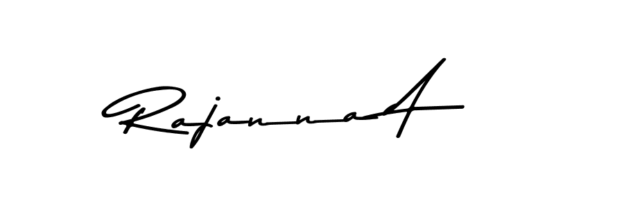 Create a beautiful signature design for name Rajanna A. With this signature (Asem Kandis PERSONAL USE) fonts, you can make a handwritten signature for free. Rajanna A signature style 9 images and pictures png