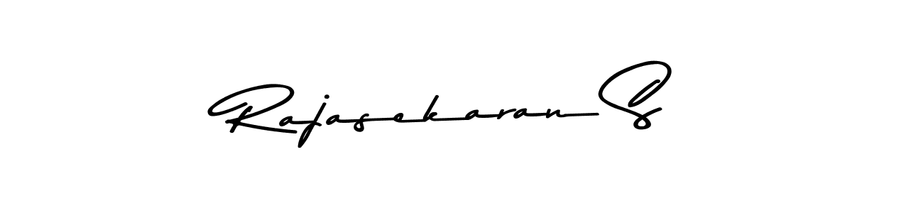 This is the best signature style for the Rajasekaran S name. Also you like these signature font (Asem Kandis PERSONAL USE). Mix name signature. Rajasekaran S signature style 9 images and pictures png