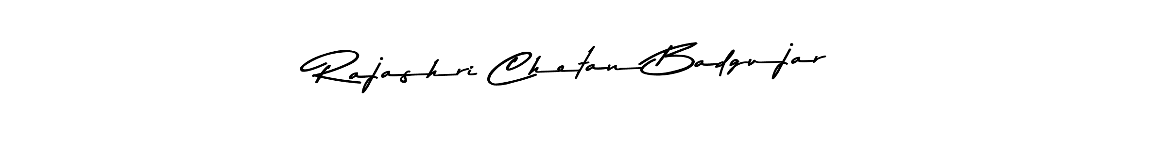 Make a beautiful signature design for name Rajashri Chetan Badgujar. Use this online signature maker to create a handwritten signature for free. Rajashri Chetan Badgujar signature style 9 images and pictures png