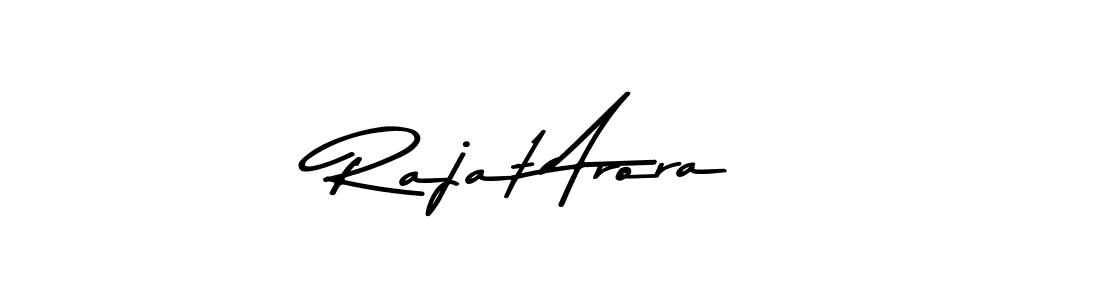 Create a beautiful signature design for name Rajat Arora. With this signature (Asem Kandis PERSONAL USE) fonts, you can make a handwritten signature for free. Rajat Arora signature style 9 images and pictures png