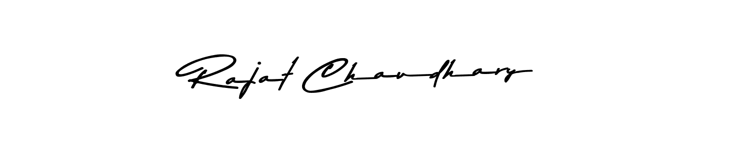 Rajat Chaudhary stylish signature style. Best Handwritten Sign (Asem Kandis PERSONAL USE) for my name. Handwritten Signature Collection Ideas for my name Rajat Chaudhary. Rajat Chaudhary signature style 9 images and pictures png