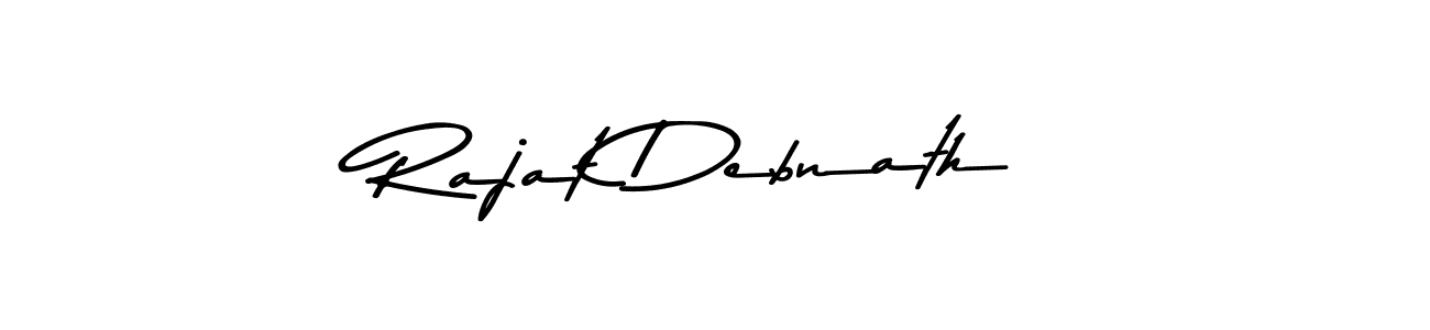 Design your own signature with our free online signature maker. With this signature software, you can create a handwritten (Asem Kandis PERSONAL USE) signature for name Rajat Debnath. Rajat Debnath signature style 9 images and pictures png