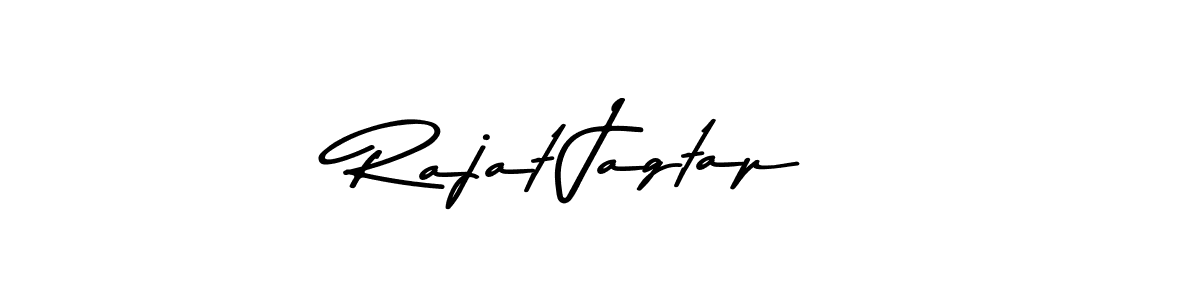 This is the best signature style for the Rajat Jagtap name. Also you like these signature font (Asem Kandis PERSONAL USE). Mix name signature. Rajat Jagtap signature style 9 images and pictures png