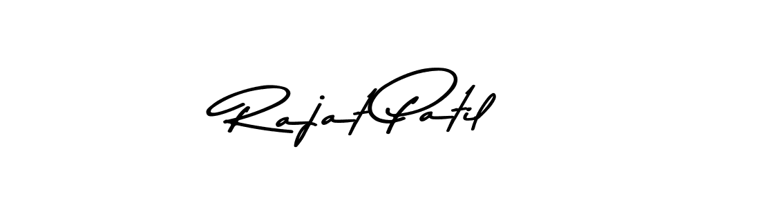 Design your own signature with our free online signature maker. With this signature software, you can create a handwritten (Asem Kandis PERSONAL USE) signature for name Rajat Patil. Rajat Patil signature style 9 images and pictures png