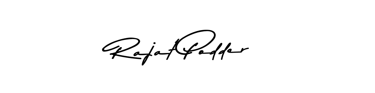 Design your own signature with our free online signature maker. With this signature software, you can create a handwritten (Asem Kandis PERSONAL USE) signature for name Rajat Podder. Rajat Podder signature style 9 images and pictures png