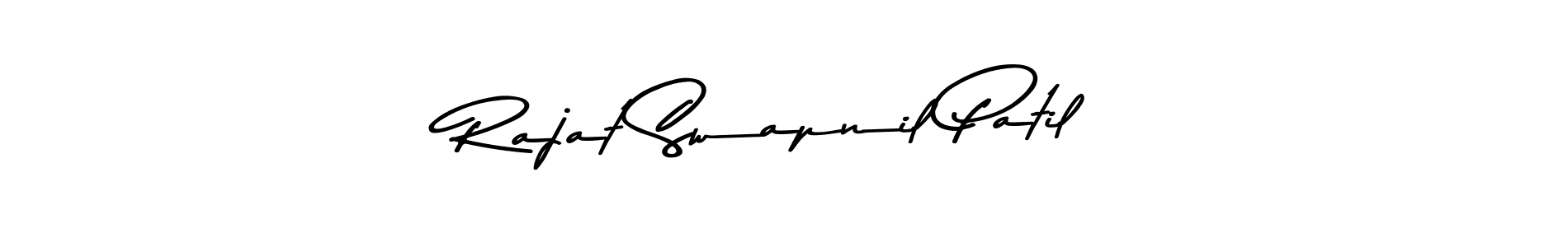 The best way (Asem Kandis PERSONAL USE) to make a short signature is to pick only two or three words in your name. The name Rajat Swapnil Patil include a total of six letters. For converting this name. Rajat Swapnil Patil signature style 9 images and pictures png