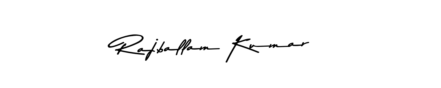 The best way (Asem Kandis PERSONAL USE) to make a short signature is to pick only two or three words in your name. The name Rajballam Kumar include a total of six letters. For converting this name. Rajballam Kumar signature style 9 images and pictures png