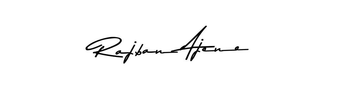 Make a beautiful signature design for name Rajban Ajene. Use this online signature maker to create a handwritten signature for free. Rajban Ajene signature style 9 images and pictures png