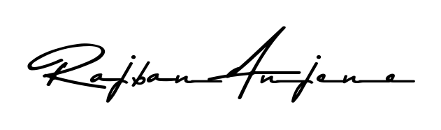 The best way (Asem Kandis PERSONAL USE) to make a short signature is to pick only two or three words in your name. For converting this name Rajban Anjene. Rajban Anjene signature style 9 images and pictures png