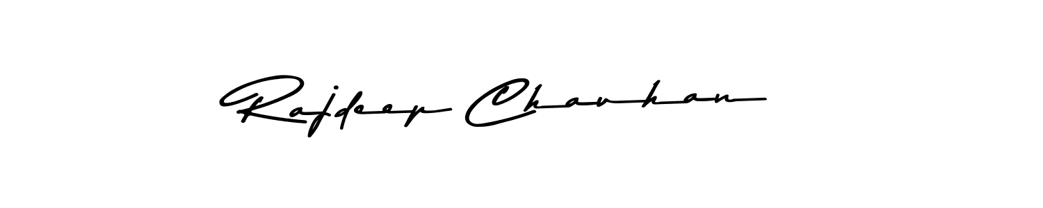 Make a beautiful signature design for name Rajdeep Chauhan. With this signature (Asem Kandis PERSONAL USE) style, you can create a handwritten signature for free. Rajdeep Chauhan signature style 9 images and pictures png