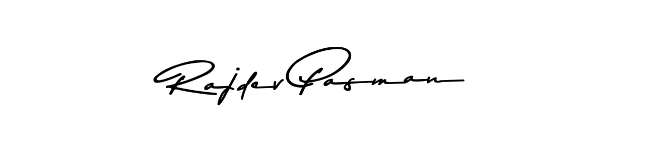 Design your own signature with our free online signature maker. With this signature software, you can create a handwritten (Asem Kandis PERSONAL USE) signature for name Rajdev Pasman. Rajdev Pasman signature style 9 images and pictures png