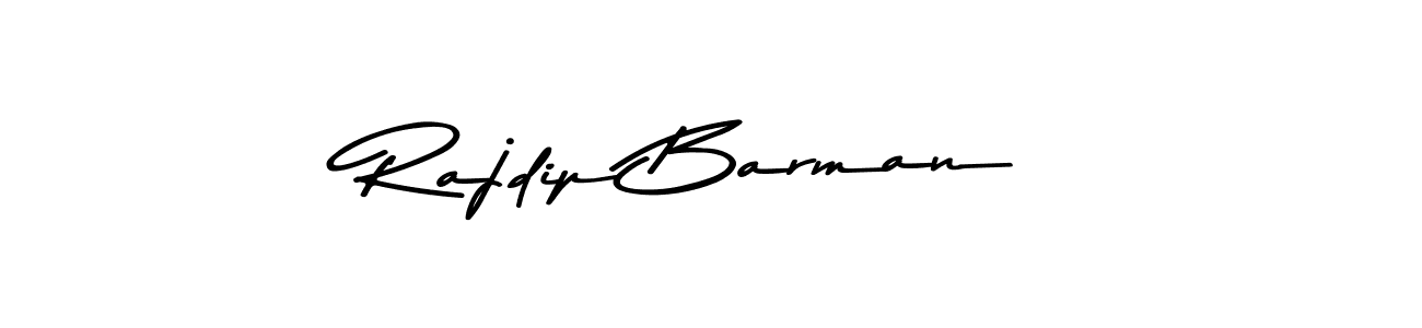 Create a beautiful signature design for name Rajdip Barman. With this signature (Asem Kandis PERSONAL USE) fonts, you can make a handwritten signature for free. Rajdip Barman signature style 9 images and pictures png