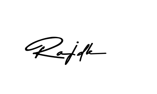 Design your own signature with our free online signature maker. With this signature software, you can create a handwritten (Asem Kandis PERSONAL USE) signature for name Rajdk. Rajdk signature style 9 images and pictures png