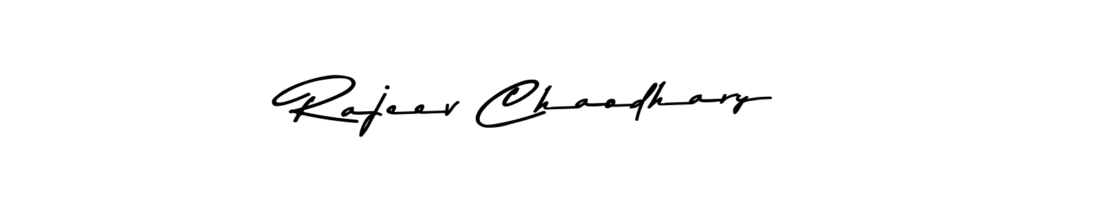 You should practise on your own different ways (Asem Kandis PERSONAL USE) to write your name (Rajeev Chaodhary) in signature. don't let someone else do it for you. Rajeev Chaodhary signature style 9 images and pictures png