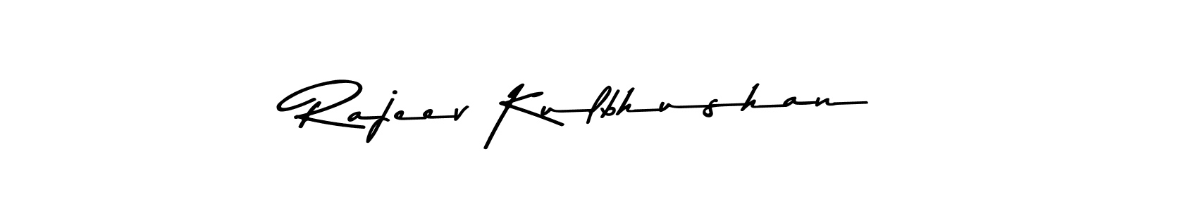 Create a beautiful signature design for name Rajeev Kulbhushan. With this signature (Asem Kandis PERSONAL USE) fonts, you can make a handwritten signature for free. Rajeev Kulbhushan signature style 9 images and pictures png