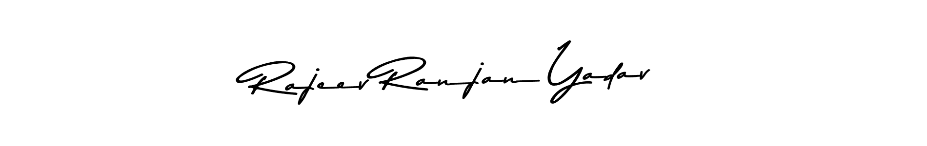 Make a beautiful signature design for name Rajeev Ranjan Yadav. With this signature (Asem Kandis PERSONAL USE) style, you can create a handwritten signature for free. Rajeev Ranjan Yadav signature style 9 images and pictures png