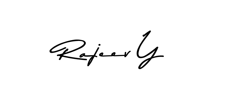 Also we have Rajeev Y name is the best signature style. Create professional handwritten signature collection using Asem Kandis PERSONAL USE autograph style. Rajeev Y signature style 9 images and pictures png