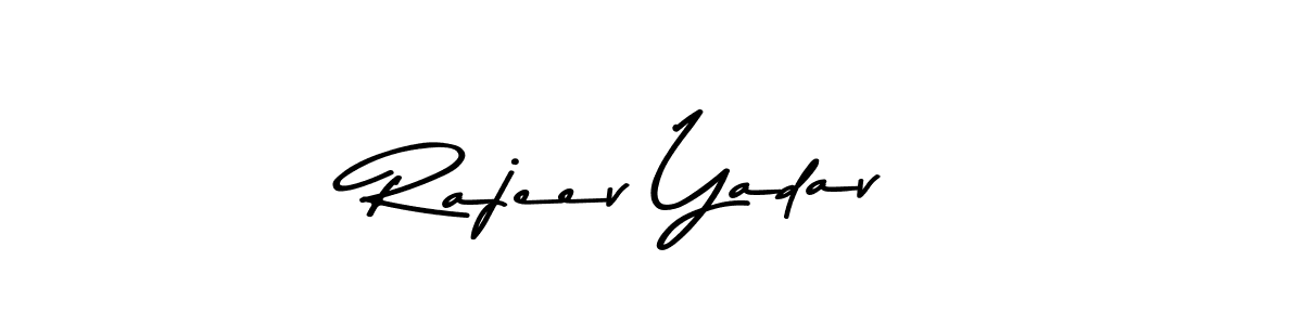 Use a signature maker to create a handwritten signature online. With this signature software, you can design (Asem Kandis PERSONAL USE) your own signature for name Rajeev Yadav. Rajeev Yadav signature style 9 images and pictures png