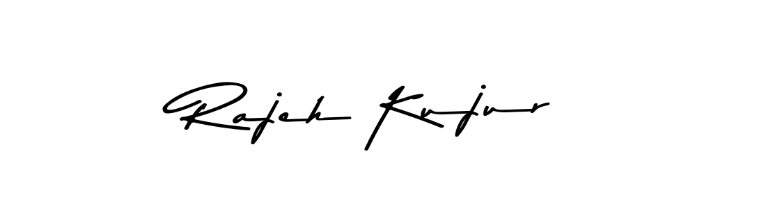You can use this online signature creator to create a handwritten signature for the name Rajeh Kujur. This is the best online autograph maker. Rajeh Kujur signature style 9 images and pictures png
