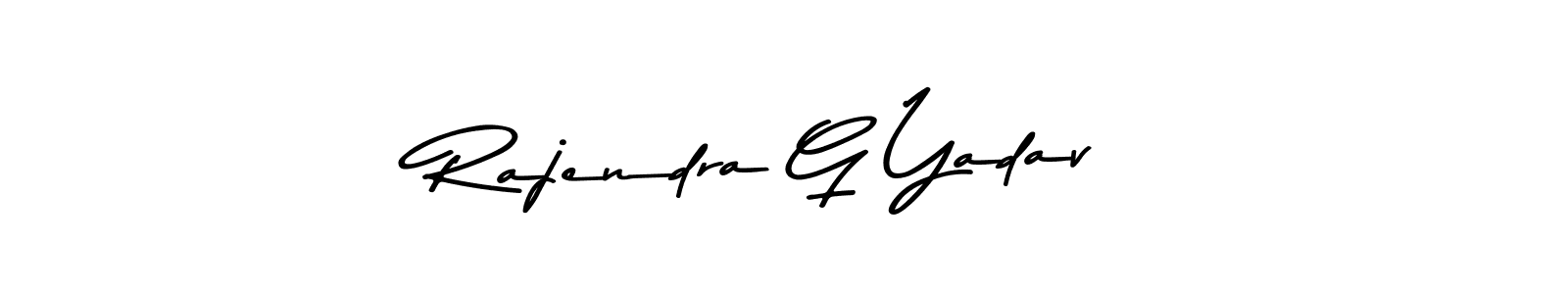 Also You can easily find your signature by using the search form. We will create Rajendra G Yadav name handwritten signature images for you free of cost using Asem Kandis PERSONAL USE sign style. Rajendra G Yadav signature style 9 images and pictures png