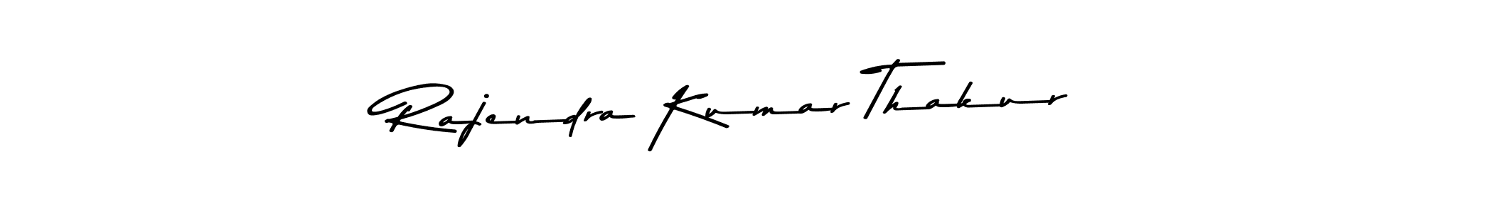 How to make Rajendra Kumar Thakur name signature. Use Asem Kandis PERSONAL USE style for creating short signs online. This is the latest handwritten sign. Rajendra Kumar Thakur signature style 9 images and pictures png