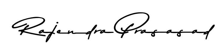 Enhance your business communications with Rajendra Prasasad signature in Asem Kandis PERSONAL USE lettering. Clean, modern, and universally compatible. Rajendra Prasasad signature style 9 images and pictures png
