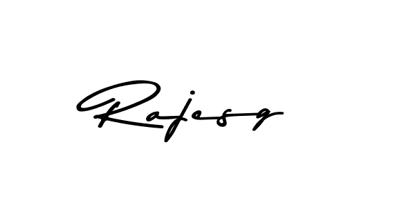 Rajesg stylish signature style. Best Handwritten Sign (Asem Kandis PERSONAL USE) for my name. Handwritten Signature Collection Ideas for my name Rajesg. Rajesg signature style 9 images and pictures png