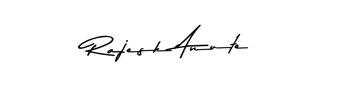 Design your own signature with our free online signature maker. With this signature software, you can create a handwritten (Asem Kandis PERSONAL USE) signature for name Rajesh Anute. Rajesh Anute signature style 9 images and pictures png
