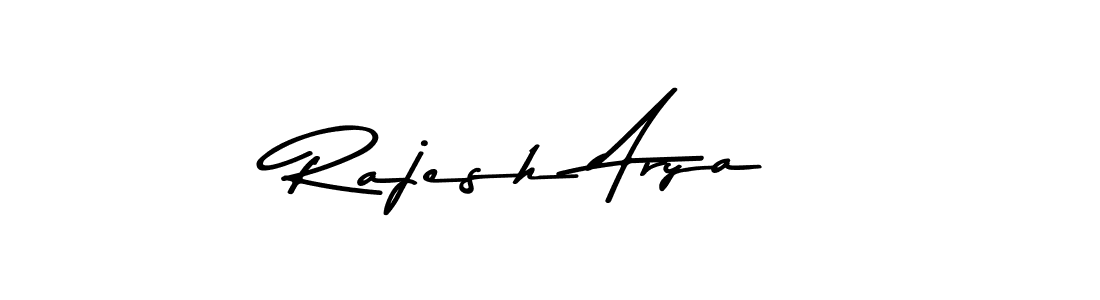 Use a signature maker to create a handwritten signature online. With this signature software, you can design (Asem Kandis PERSONAL USE) your own signature for name Rajesh Arya. Rajesh Arya signature style 9 images and pictures png