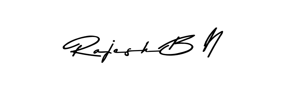 How to Draw Rajesh B N signature style? Asem Kandis PERSONAL USE is a latest design signature styles for name Rajesh B N. Rajesh B N signature style 9 images and pictures png
