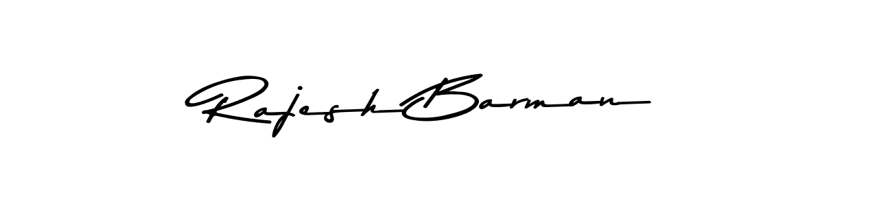 Use a signature maker to create a handwritten signature online. With this signature software, you can design (Asem Kandis PERSONAL USE) your own signature for name Rajesh Barman. Rajesh Barman signature style 9 images and pictures png