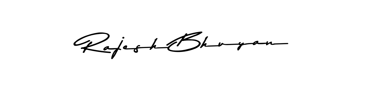 Design your own signature with our free online signature maker. With this signature software, you can create a handwritten (Asem Kandis PERSONAL USE) signature for name Rajesh Bhuyan. Rajesh Bhuyan signature style 9 images and pictures png