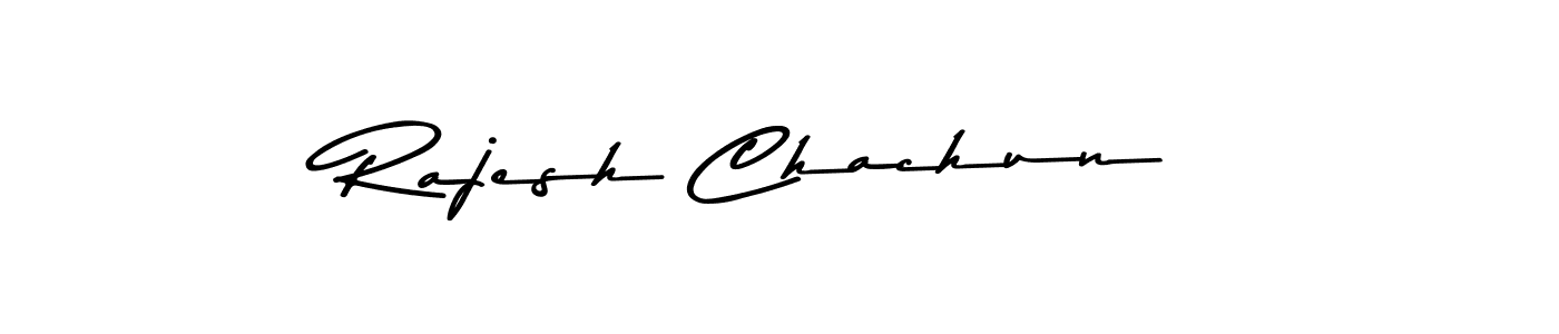 Rajesh Chachun stylish signature style. Best Handwritten Sign (Asem Kandis PERSONAL USE) for my name. Handwritten Signature Collection Ideas for my name Rajesh Chachun. Rajesh Chachun signature style 9 images and pictures png