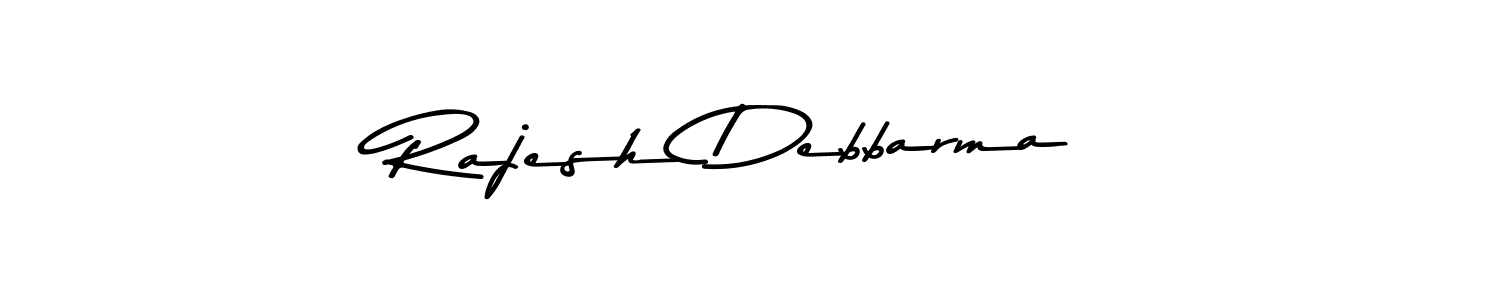 Rajesh Debbarma stylish signature style. Best Handwritten Sign (Asem Kandis PERSONAL USE) for my name. Handwritten Signature Collection Ideas for my name Rajesh Debbarma. Rajesh Debbarma signature style 9 images and pictures png