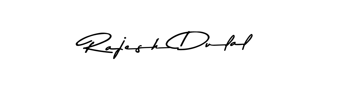 Make a beautiful signature design for name Rajesh Dulal. With this signature (Asem Kandis PERSONAL USE) style, you can create a handwritten signature for free. Rajesh Dulal signature style 9 images and pictures png